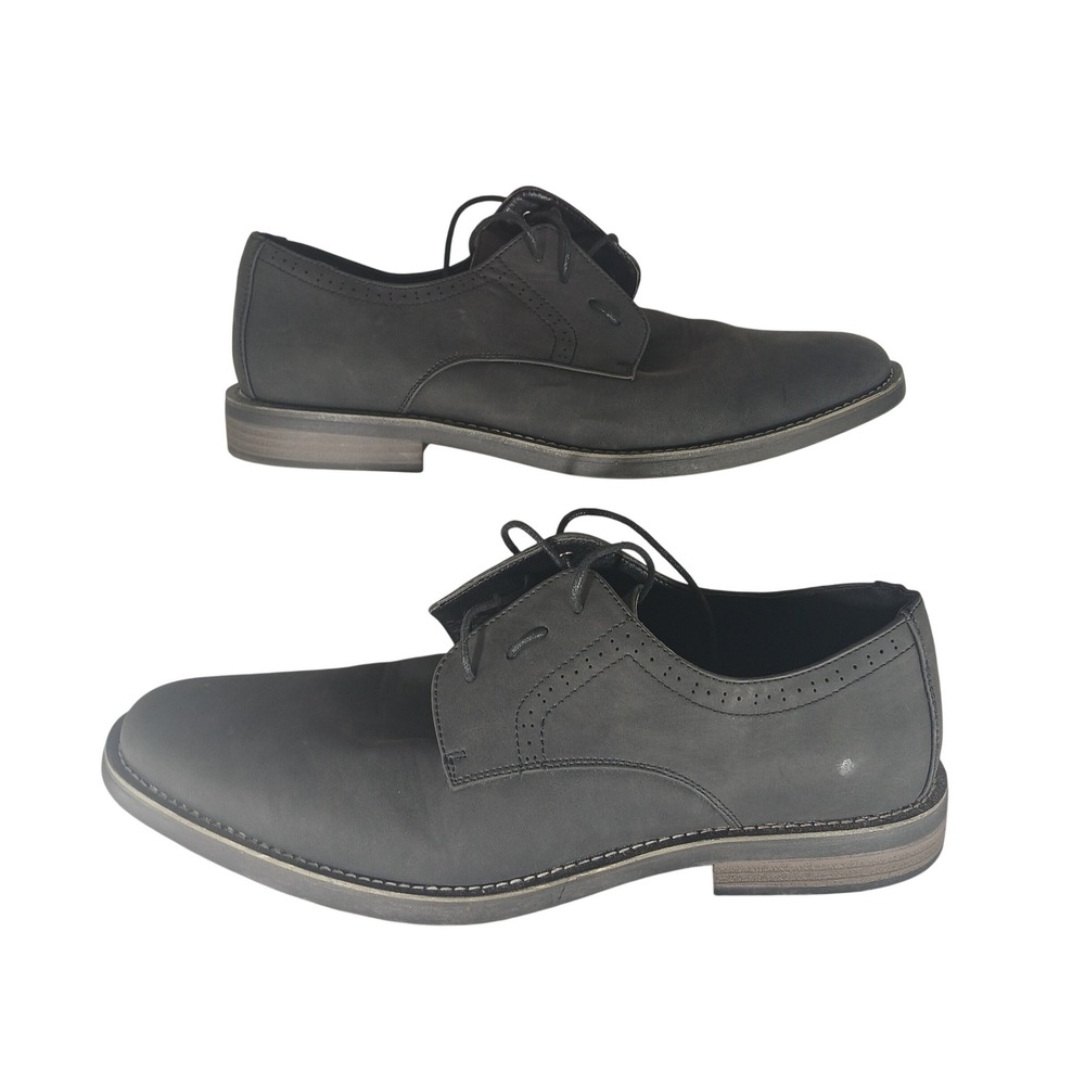 Jousen‎ AMY709 Mens Dress Shoes Lace Up Oxford Gray Wingtip Formal Size 11.5
